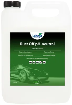 Lahega Rust Off pH-neutral – Professionell Flygrostborttagare med Färgindikator, 5L