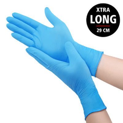 Nitrilhandskar Power Long Blå, 100st/frp