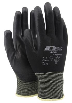 Apus AD-19 – Sömlös Montagehandske med PU-beläggning för Precisionsarbete, 12par/frp