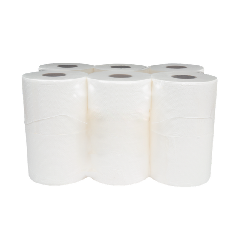 Toalettpapper, 0,1x85m, 12 rlr/tfp