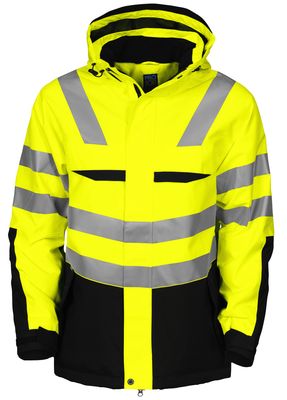 6418 FODRAD FUNKTIONSJACKA EN ISO 20471 KLASS 3 - 4XL