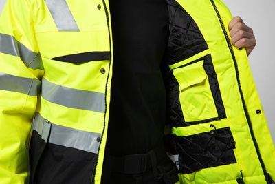 6418 FODRAD FUNKTIONSJACKA EN ISO 20471 KLASS 3 - 4XL