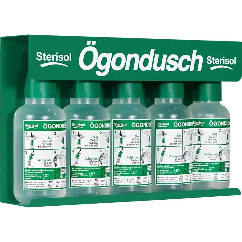 Ögondusch Ögondusch 5x1 l flaskor med väggfäste