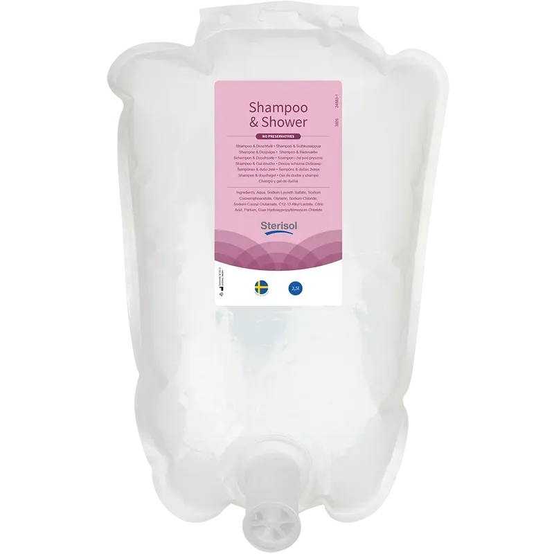 Sterisol Shampoo & Shower 2,5 l, 2 st/frp