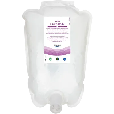 Sterisol Ultra Hair & Body, 2,5 L - oparfymerad, 2 st/frp