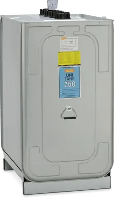 CEMO UNI-Tank – Stationär Lagertank i HDPE med Integrerat Spillskydd, Typgodkänd – 750 L eller 1000 L