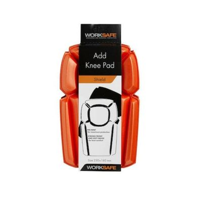 Knäskydd One Size Orange/Svart – Worksafe Knäskydd för Bygg & Installation