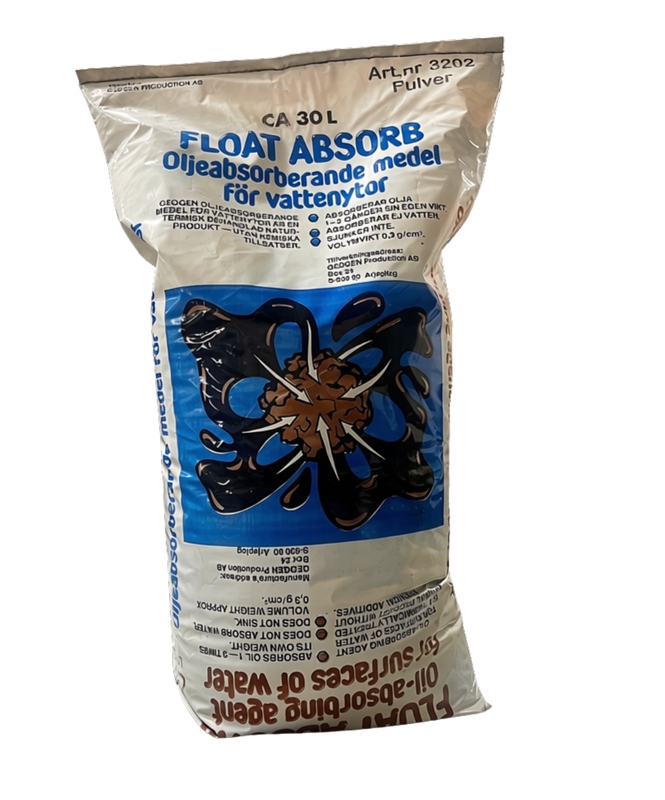 FLOAT ABSORB - Oljeabsorberande medel för vattenytor
