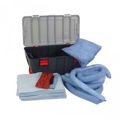 Oil Only Spillkit Box med hjul, lock, 100L