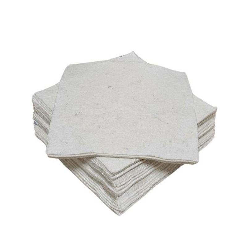 M-DUK Vit Industriduk, bomull, 40x40cm, 450st/frp