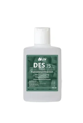Liv Des 75 – Etanolbaserad Handdesinfektion 75%, Bakterier, Virus & Covid-19, Svensktillverkad, 150ml