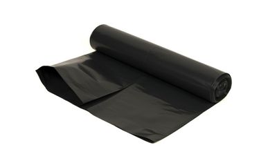 Sopsäck 160 L, Svart LDPE 40 my 800×1250 mm – 10 st/rulle, 15 rl/frp (150 st/frp)
