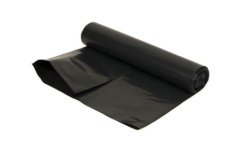 Sopsäck 160 L, Svart LDPE 40 my 800×1250 mm – 10 st/rulle, 15 rl/frp (150 st/frp)