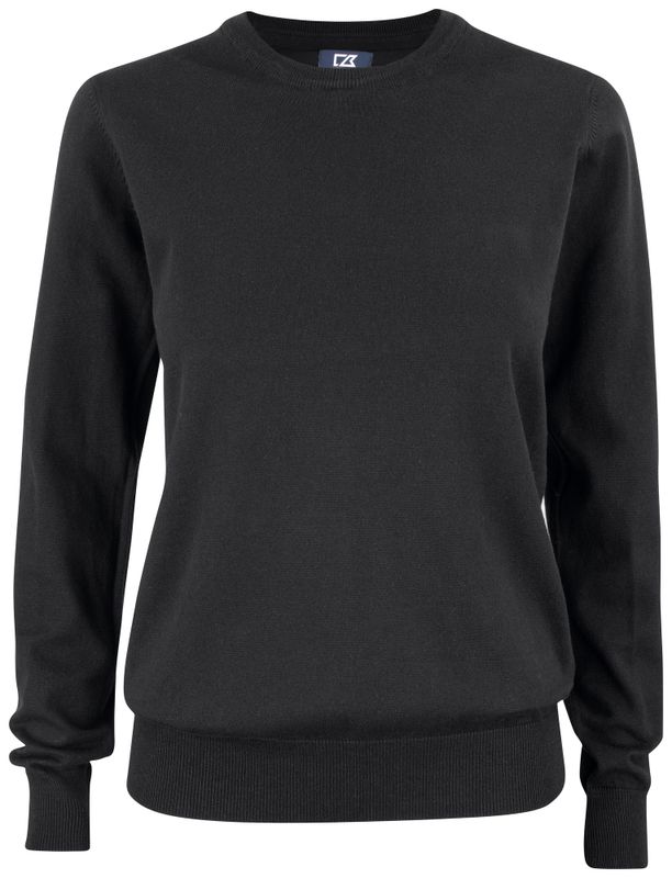 Oakville Crewneck Ladies, D. Svart -