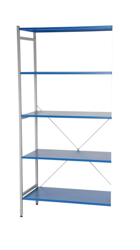 Hyllo Kit 2; 5 hyllor, 1000 mm, påbyggnad