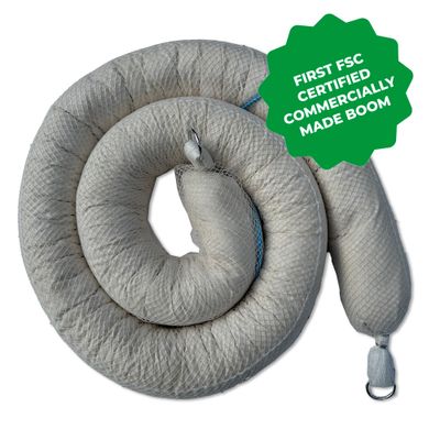 Absorbentläns Olja 13 × 300 cm – Biobaserad Oil Only (4 st)