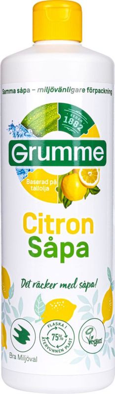Allrengöring Grumme såpa citron 750 ml