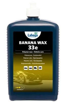 Lahega Banana Wax 33e – Polymervax med Djup Glans och upp till 6 Månaders Lackskydd, 1L