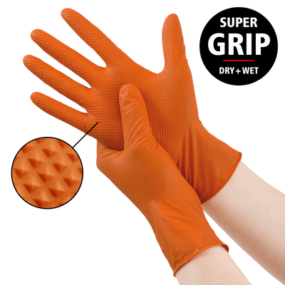 Nitrilhandskar Extra Starka Orange, 50st/ask