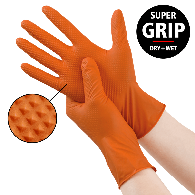 Nitrilhandskar Extra Starka Orange, 50st/ask