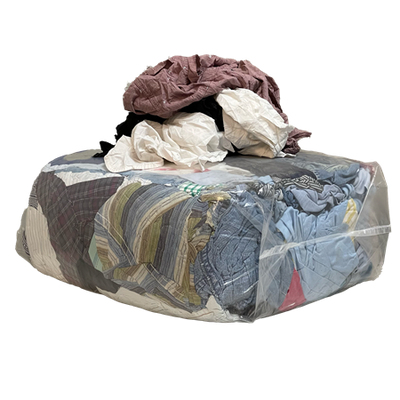 Torktrasor Textil Ekonomi, Kulörta – 10 kg/frp