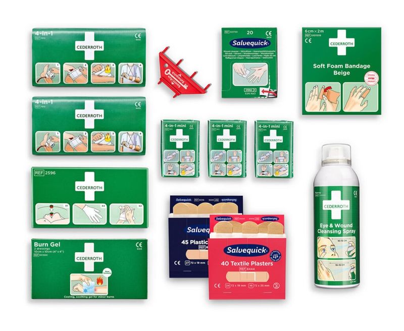 Komplett refill till Cederroth First Aid Station 51011026