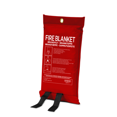 Brandfilt 120 × 180 cm Silikonbelagd – Extra Stor Brandskyddsfilt för Kök & Industri