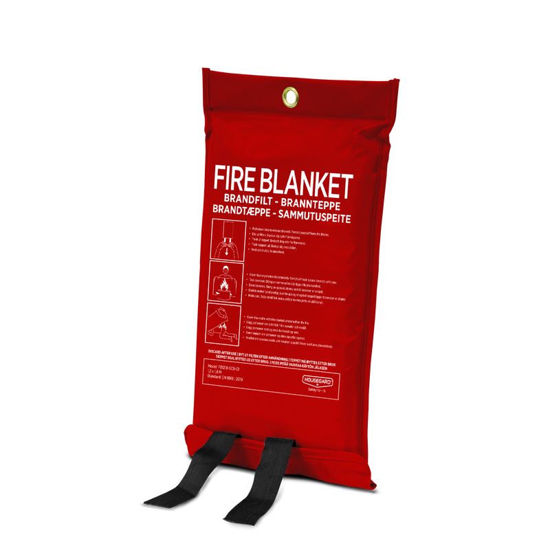 Brandfilt 120 × 180 cm Silikonbelagd – Extra Stor Brandskyddsfilt för Kök & Industri