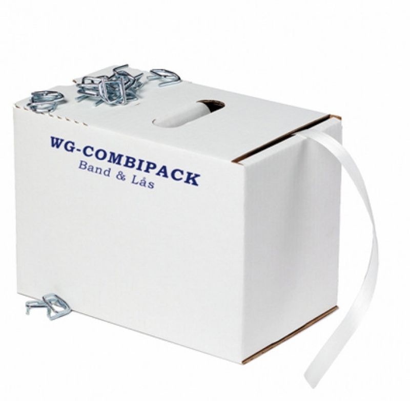 Packband VG-16, allt-i-ett 16mm x 200m, 80 spännen