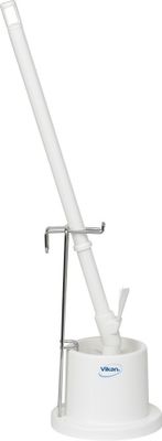 Toalettborste med hållare Vikan 720mm Medium Vit