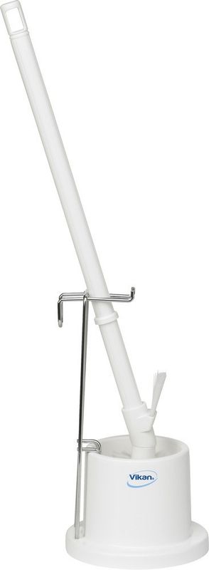 Toalettborste med hållare Vikan 720mm Medium Vit