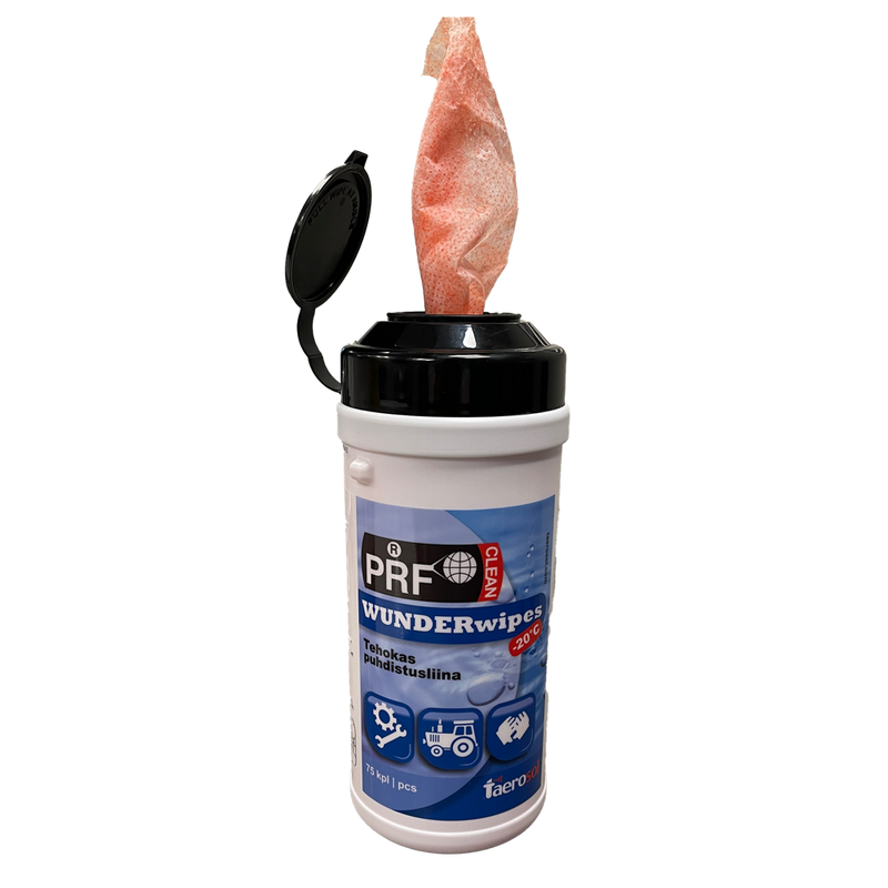 PRF Wunder Wipes, Våtservetter, 75 ark/frp