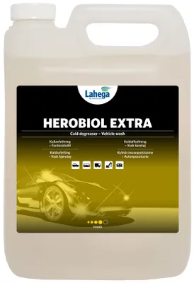 Lahega Herobiol Extra – Petroleumbaserat Kallavfettningsmedel | Tjära, Asfalt & Olja | Fordonstvätt | 5–1000 L