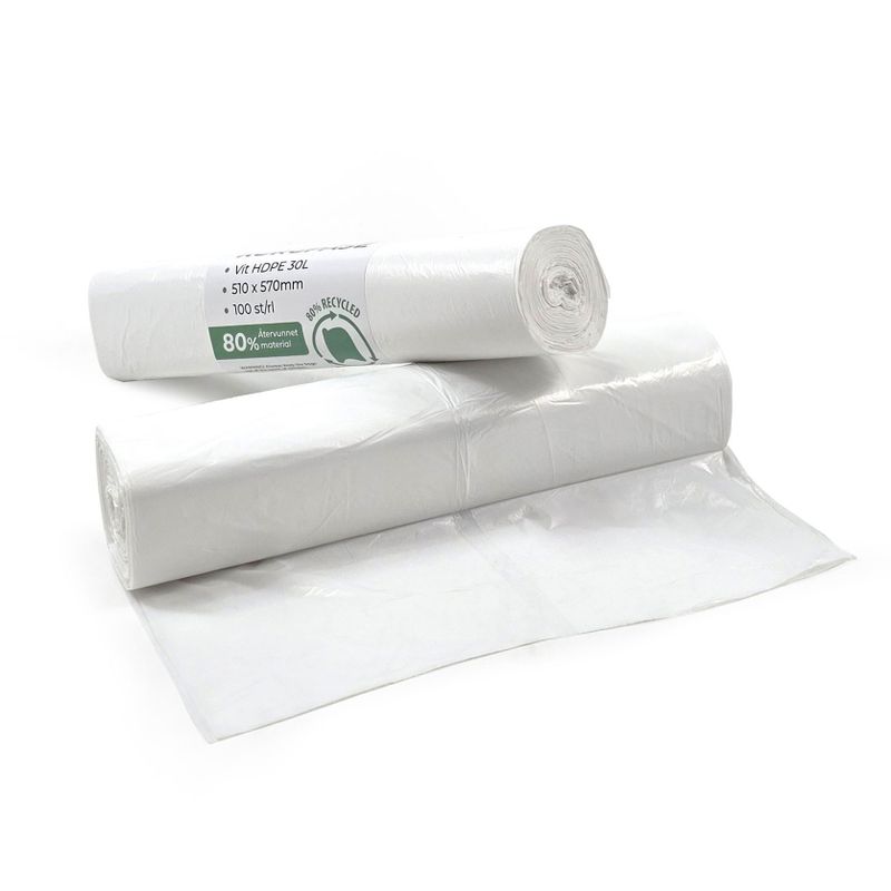 Miljö korgpåse 30L, 100st/rl, 10rl/kart