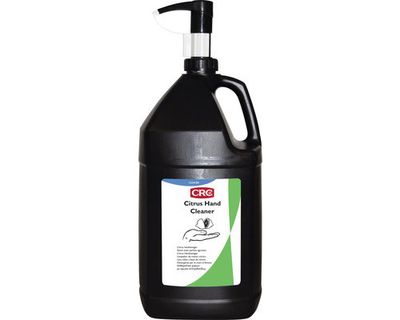 CRC Citrus Handcleaner – Professionell Lösningsmedelsfri Handrengöring med Aloe Vera och Jojoba, 3,8 L med Pump