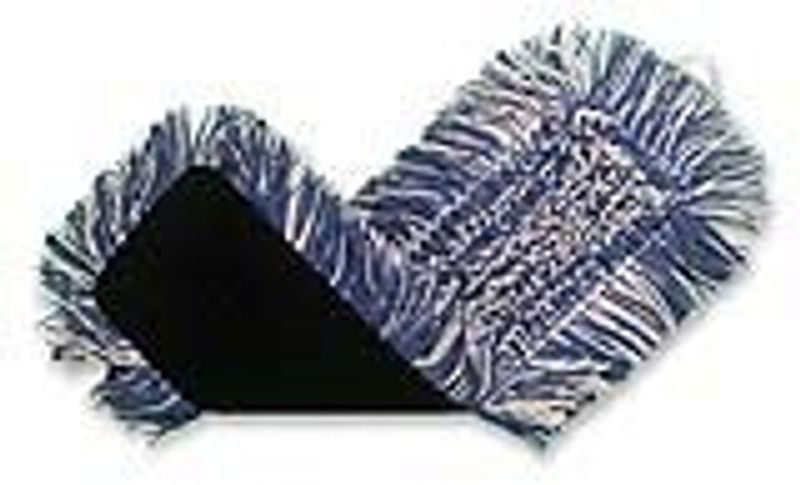 Mopp A-mopp 60 cm Torr- och fuktmopp, med frans, blå-vit