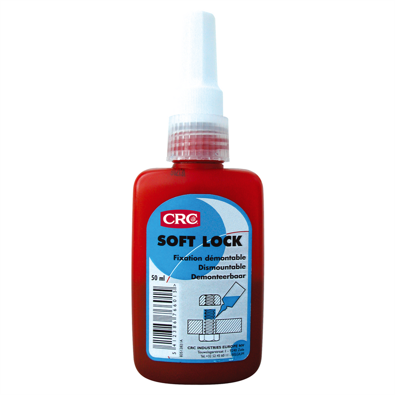 CRC Gänglåsning Medelstark, Soft Lock, flaska 50 ml