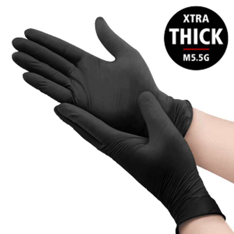 Nitrilhandskar Power Svart, 100st/frp