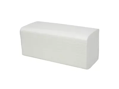 Handtorkspapper V-vikt, Vit Cellulosa, 2-lag, 20,5 x 25 cm 20 x 160 ark - 3 200 ark/frp