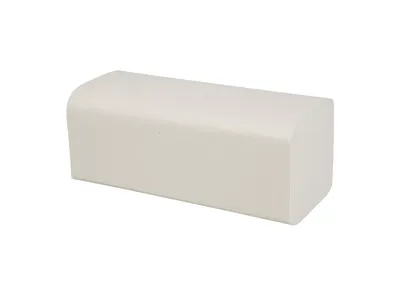 Handtorkspapper, V-vikt, Vit Cellulosa, 2-lag, 21 x 24 cm 20 x 160 ark - 3 200 ark/frp