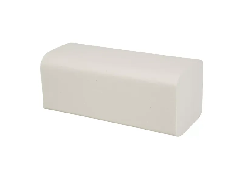 Handtorkspapper, V-vikt, Vit Cellulosa, 2-lag, 21 x 24 cm 20 x 160 ark - 3 200 ark/frp
