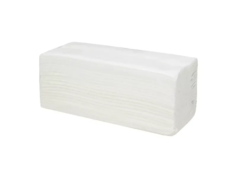 Handtorkspapper C-vikt, Vit Cellulosa, 2-lag, 20,5 x 25 cm 20 x 160 ark - 3 200 ark/frp