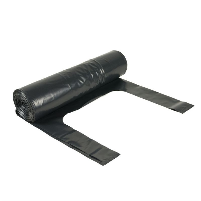 Knytsäck 160 L, Svart LDPE 50 my – 20 st/rulle, 6 rl/frp (120 st/frp)