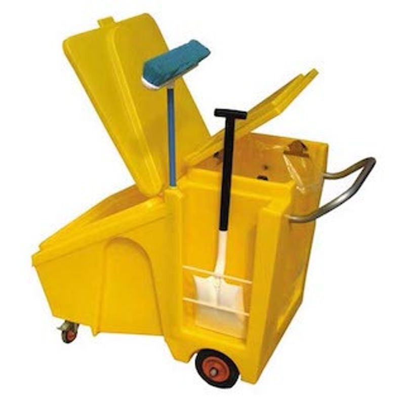 Saneringsvagn för div. granulat, 60L