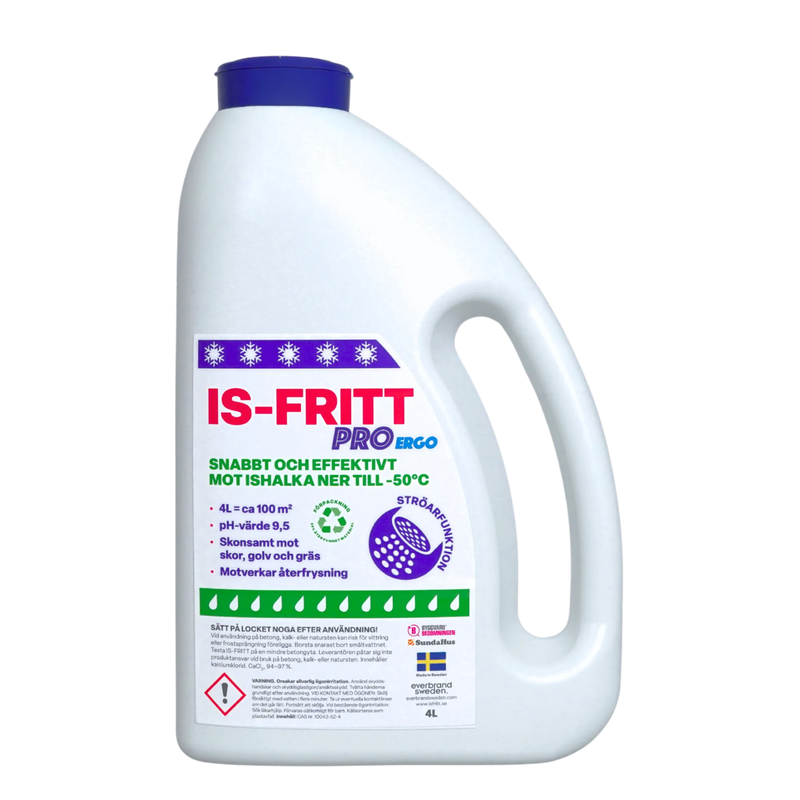 Isfritt Pro Ergo 4 L Strökanna (4-pack) – Avisningsmedel med Precisionsapplicering