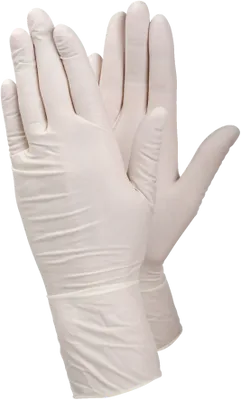 TEGERA 833 – Puderfri Latexhandske för Engångsbruk, Livsmedelsgodk., Cat. III, 100-pack