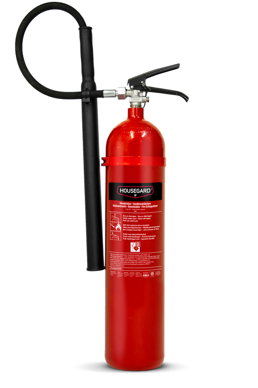 Koldioxidsläckare 5 kg – CO₂ Brandsläckare för Elbränder & Känslig Utrustning