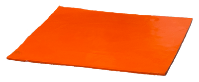Brunnsmatta 107 × 107 cm – Spilltätning för Golvbrunn (Orange)