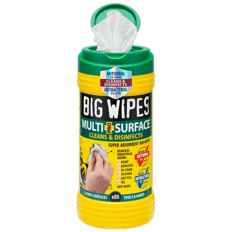 Big Wipes Multi Surface Våtservetter, 80 ark/frp