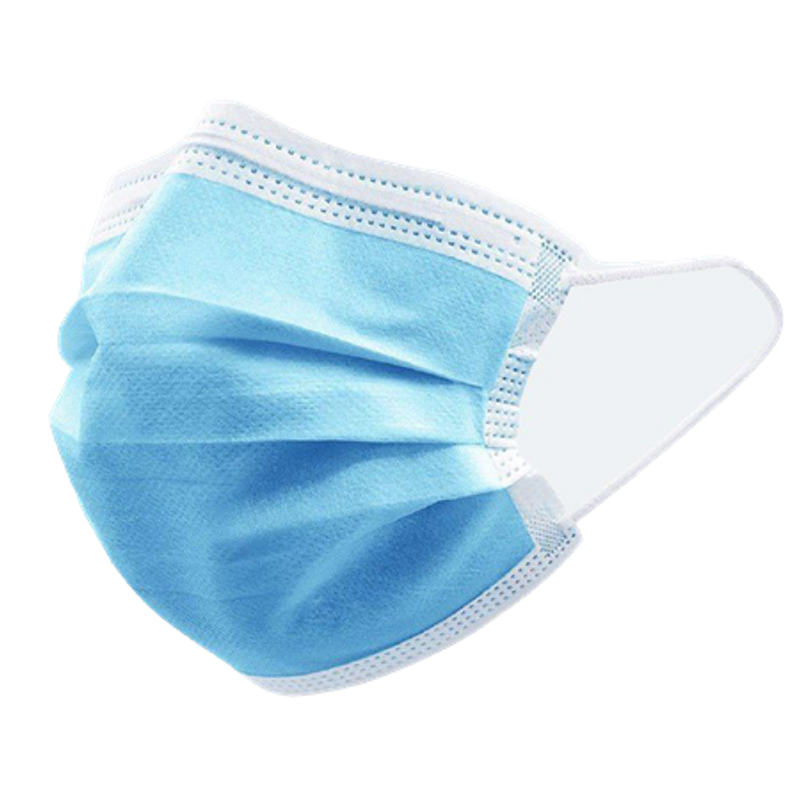 Munskydd 3-lagers Typ IIR – 50-pack med Öronband